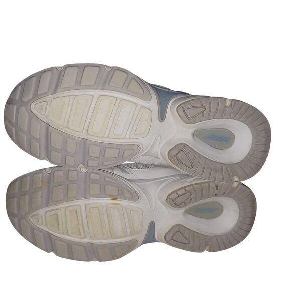 Avia Womens Sneakers Size 9.5 White Light Blue Running Walking Shoes - Picture 4 of 13